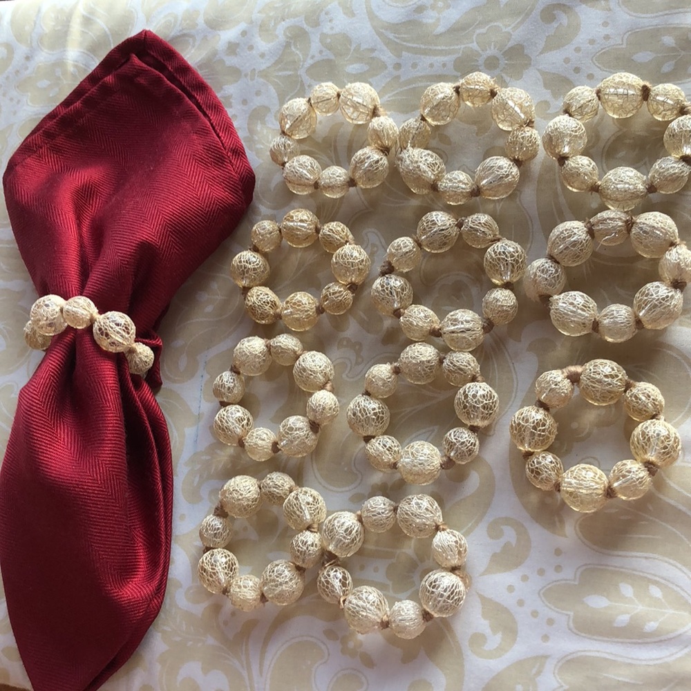 12 Beautiful napkins rings! Dress up your table! - Picture 3 of 4